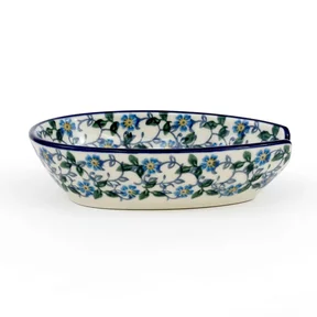 Podstawka pod łyżkę 381 12/8,5cm <br> 2089X Niezapominajki